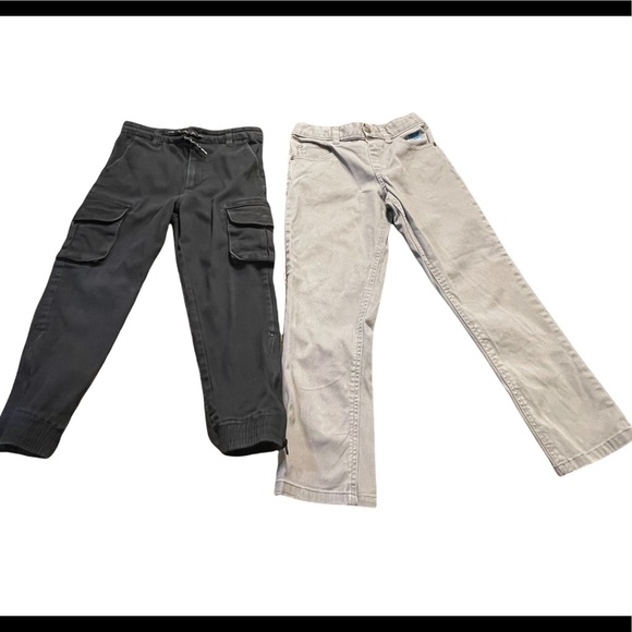 Bundle 2 pair sz 7 Rustic Blue black jogger jeans  & 365 gray Monster Crew jeans - Picture 1 of 13